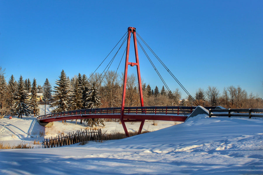 Children’s Bridge over the Sturgeon River in St. Albert, Alberta